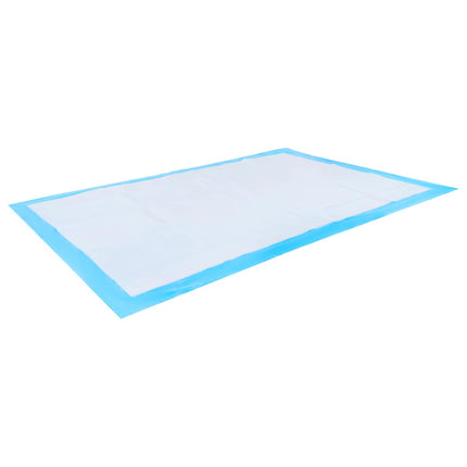 Non-vævet stof pet træningspude 50 pcs Blå og Hvid 120 x 80 cm