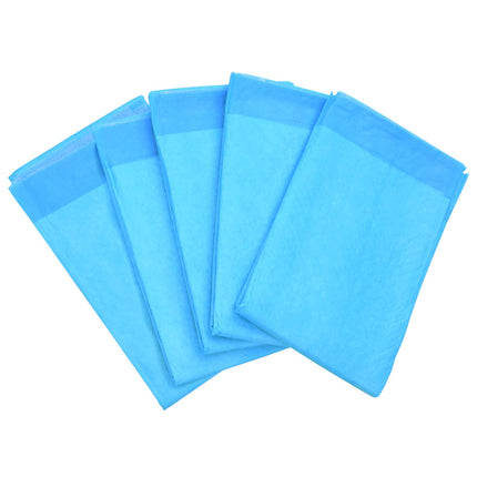 Non-vævet stof pet træningspude 50 pcs Blå og Hvid 120 x 80 cm