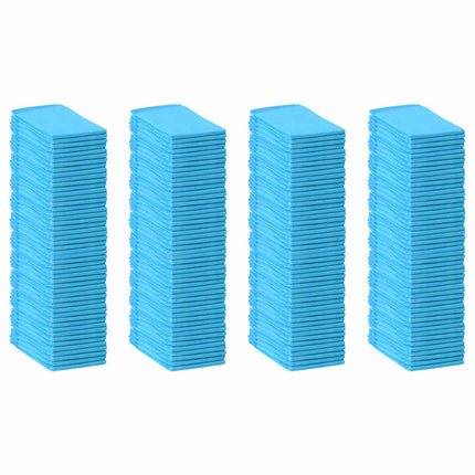 Non-vævet stof pet træningspude 200 pcs Blå og Hvid 120 x 80 cm