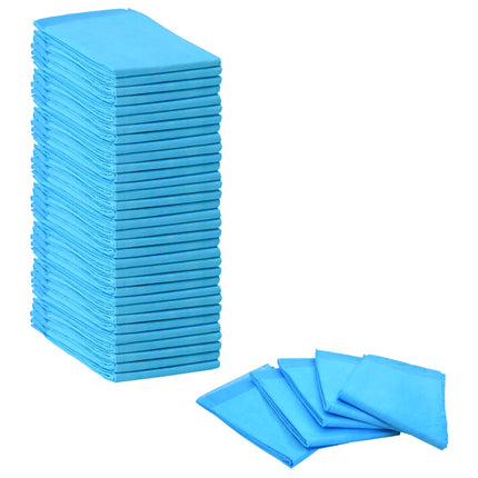 Non-vævet stof pet træningspude 300 pcs Blå og Hvid 120 x 80 cm