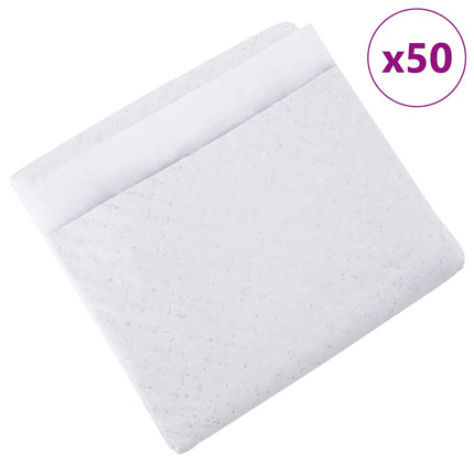 Non-vævet stof pet træningspude 50 pcs Sort og Hvid 45 x 33 cm