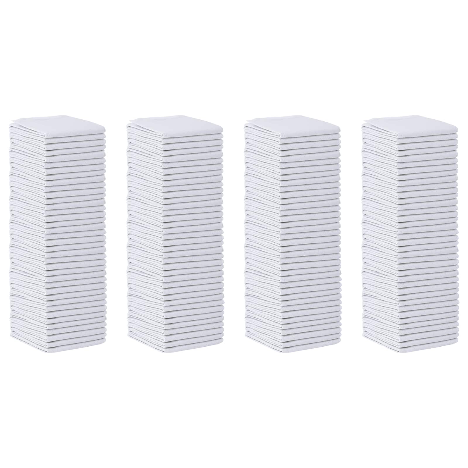 Non-vævet stof pet træningspude 200 pcs Sort og Hvid 60 x 45 cm
