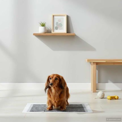 Non-vævet stof pet træningspude 400 pcs Sort og Hvid 60 x 45 cm