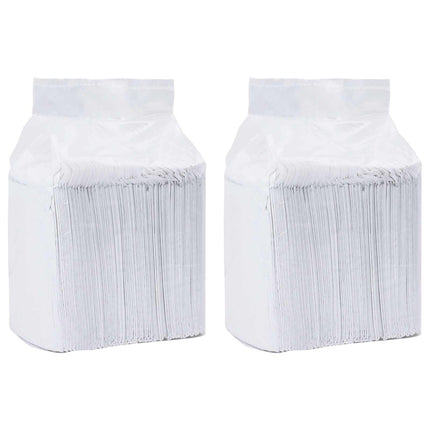 Non-vævet stof pet træningspude 100 pcs Sort og Hvid 60 x 60 cm