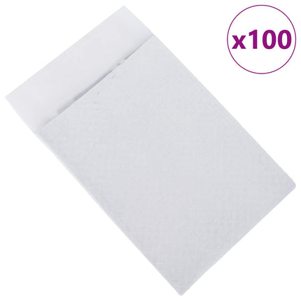 Non-vævet stof pet træningspude 100 pcs Sort og Hvid 60 x 60 cm