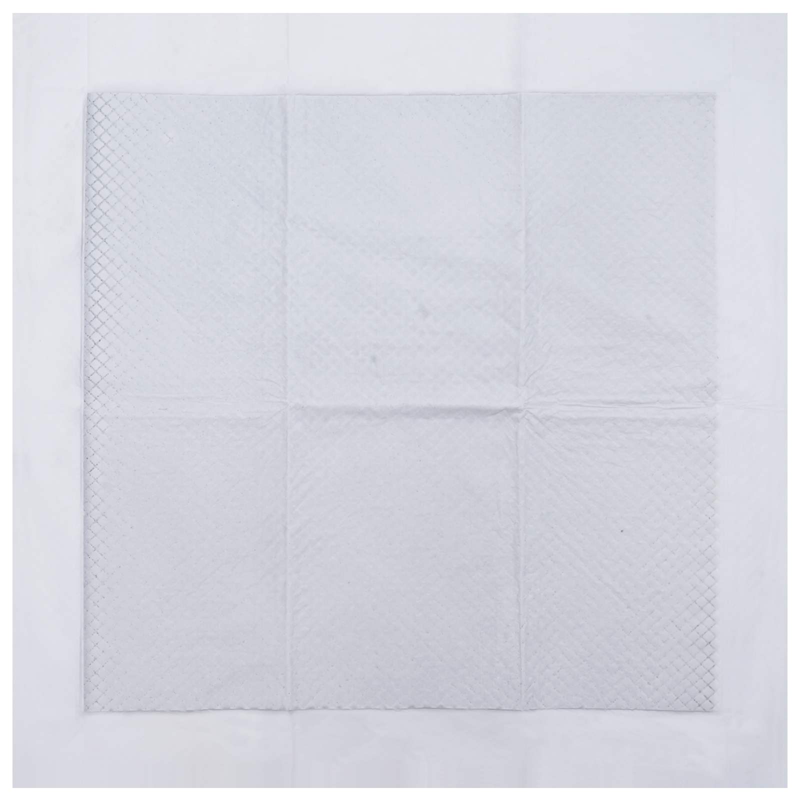 Non-vævet stof pet træningspude 200 pcs Sort og Hvid 60 x 60 cm