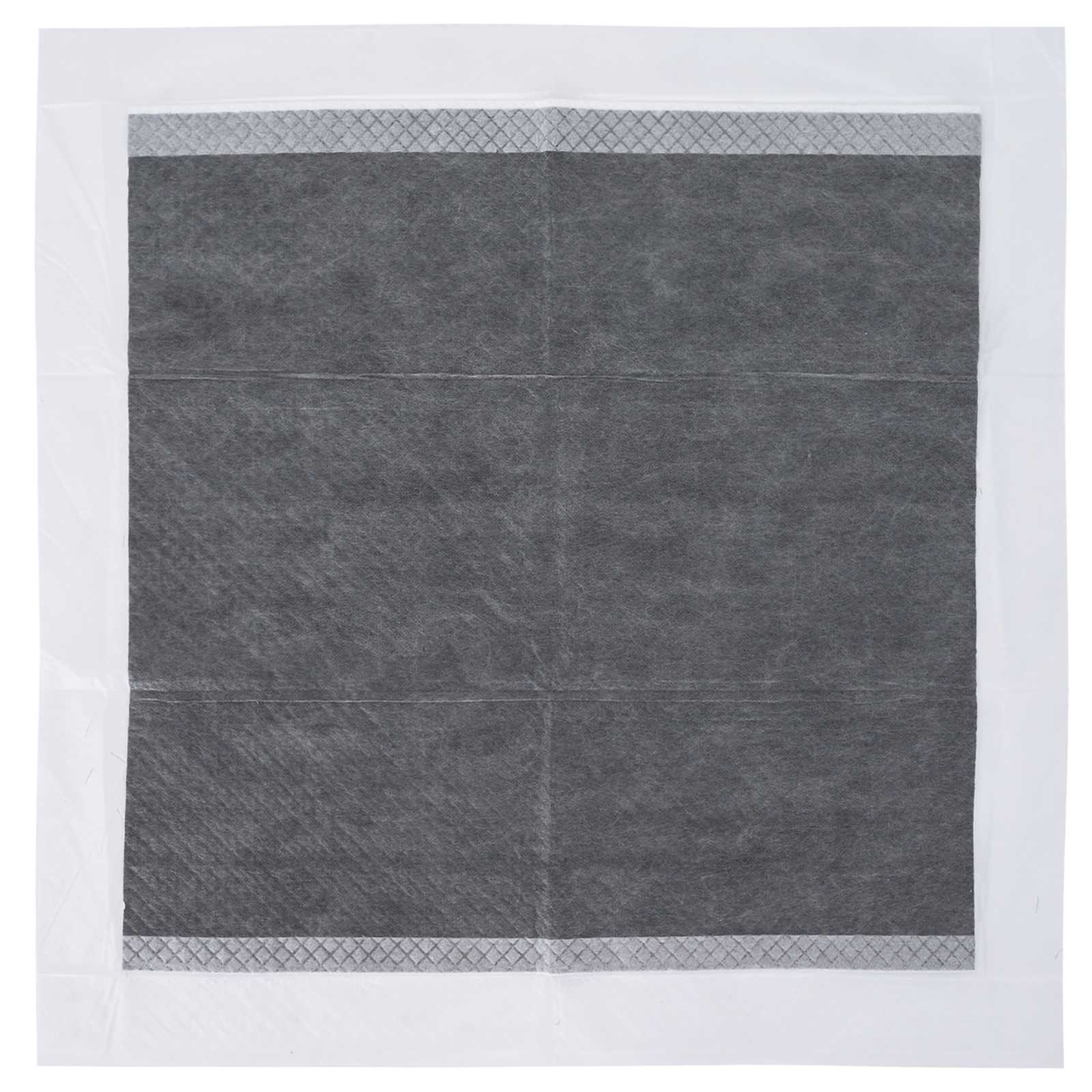 Non-vævet stof pet træningspude 200 pcs Sort og Hvid 60 x 60 cm