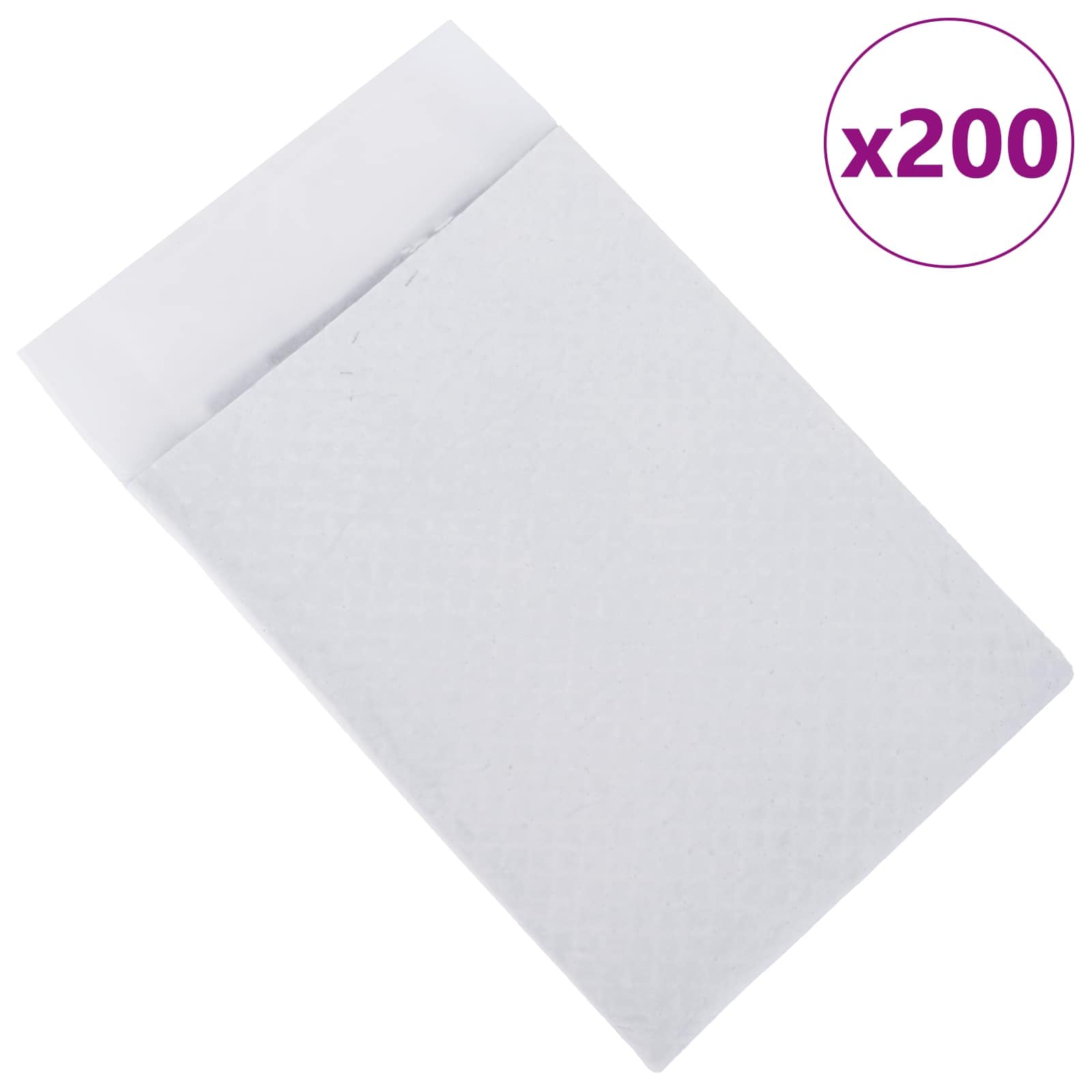 Non-vævet stof pet træningspude 200 pcs Sort og Hvid 60 x 60 cm