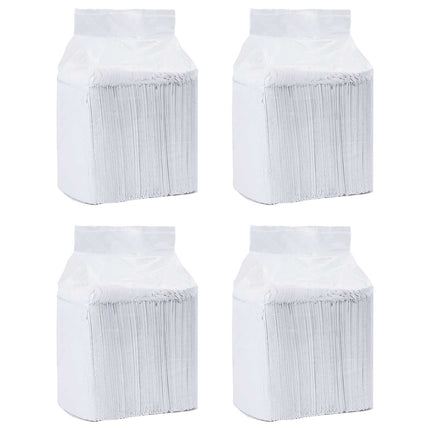 Non-vævet stof pet træningspude 200 pcs Sort og Hvid 90 x 60 cm