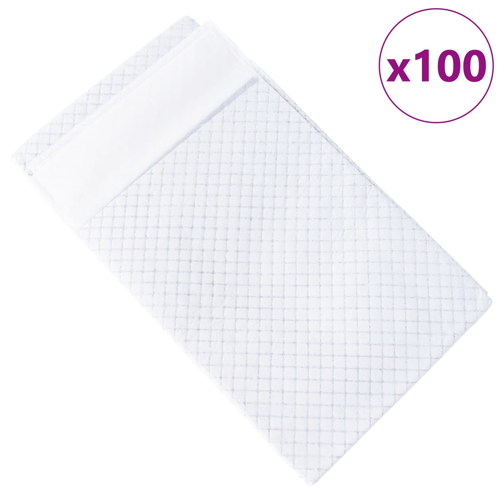 Non-vævet stof pet træningspude 100 pcs 120 x 80 cm