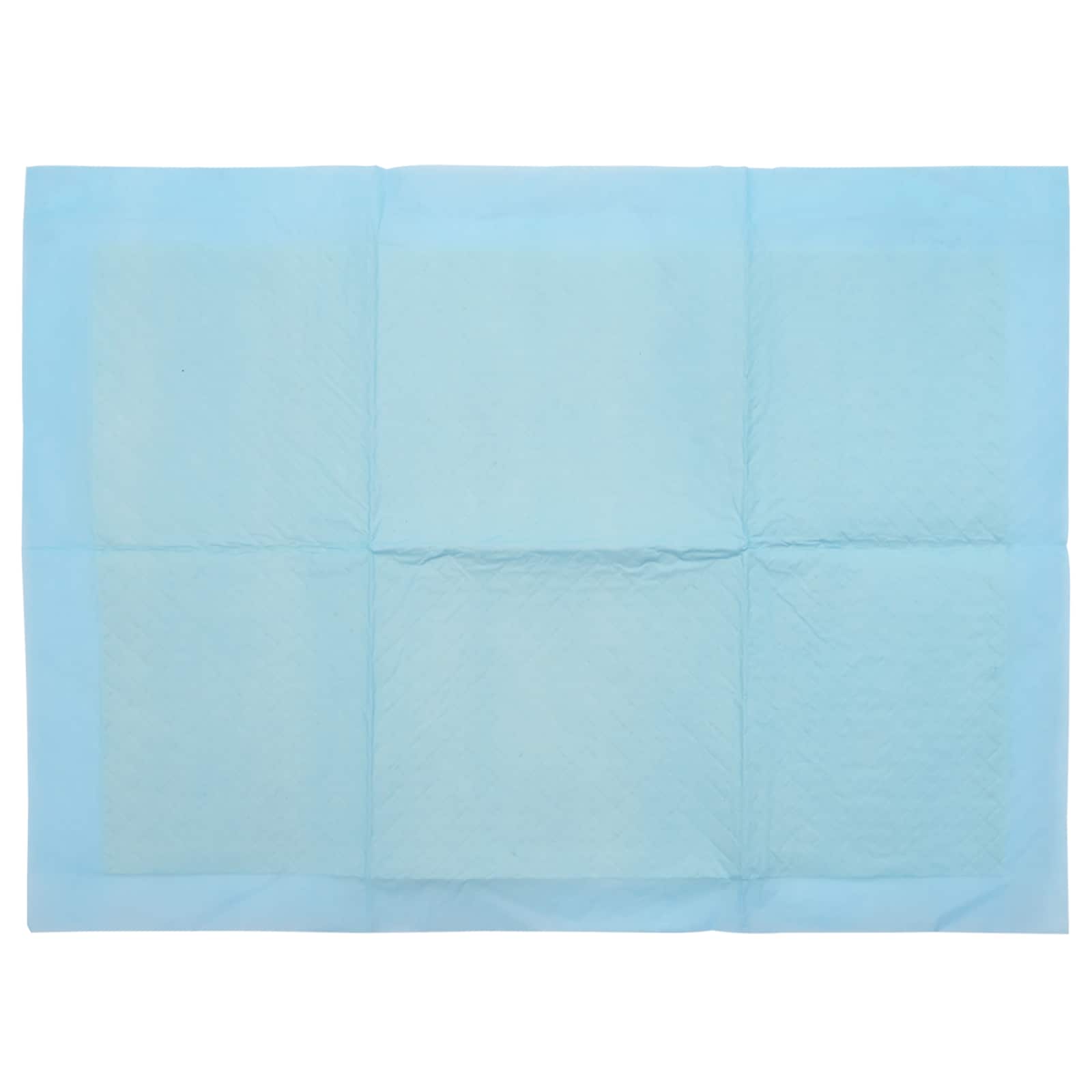 Non-vævet stof pet træningspude 50 pcs Blå og Hvid 45 x 33 cm