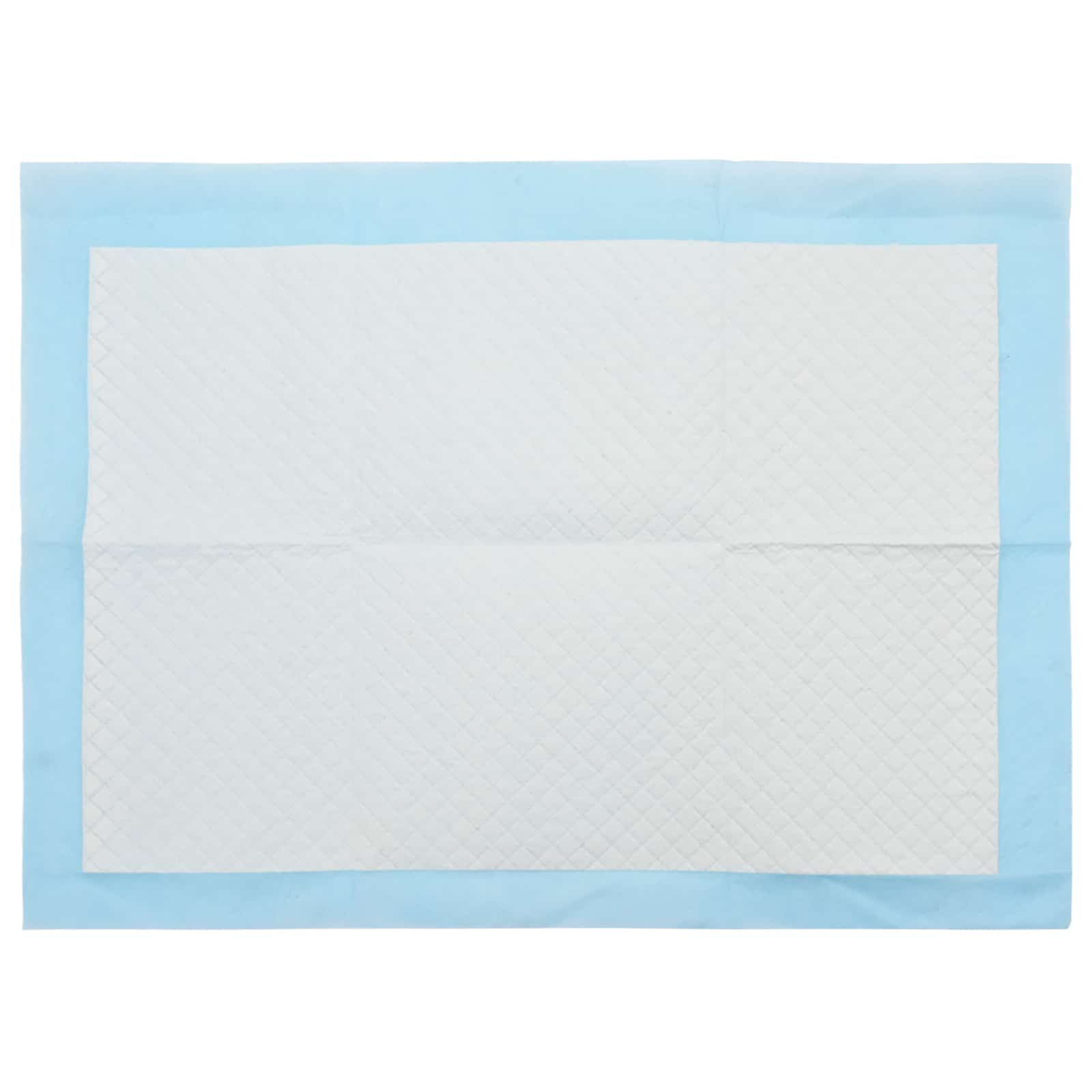 Non-vævet stof pet træningspude 100 pcs Blå og Hvid 45 x 33 cm