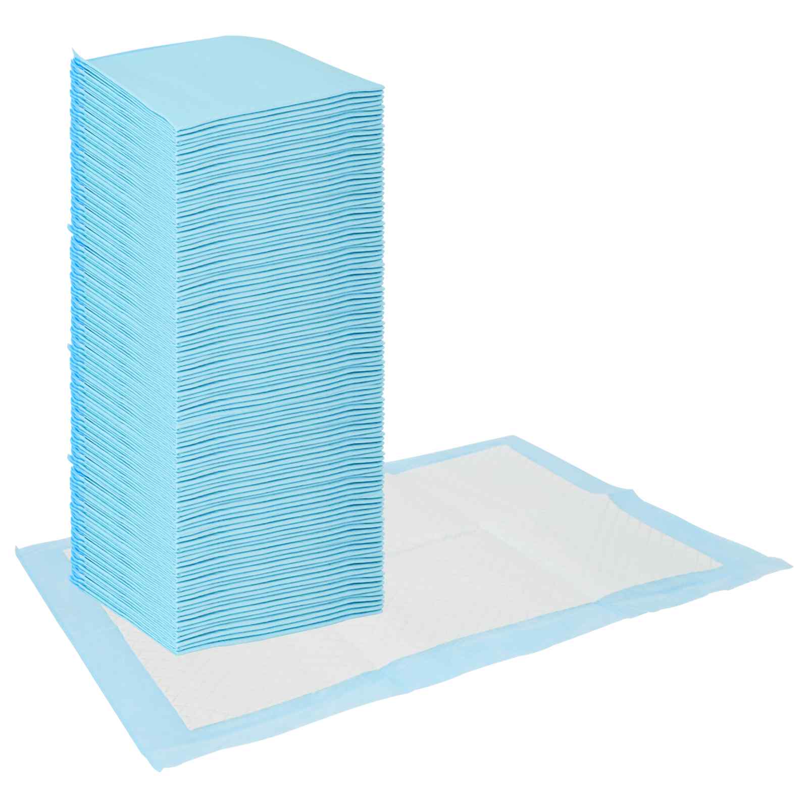 Non-vævet stof pet træningspude 200 pcs Blå og Hvid 45 x 33 cm