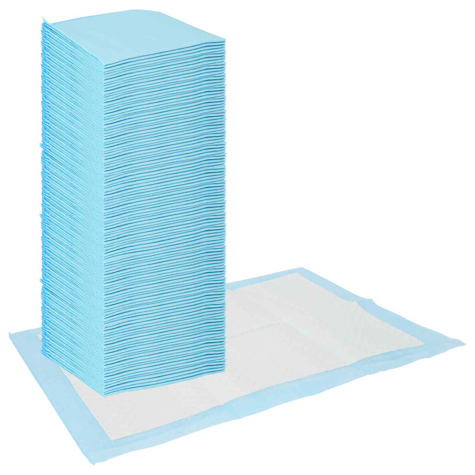 Non-vævet stof pet træningspude 400 pcs Blå og Hvid 45 x 33 cm