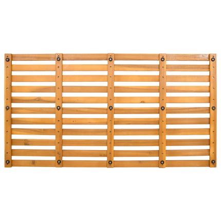 Bademåtte Ensfarvet Brun 100 x 53 x 2,5 cm Massivt Akacietræ