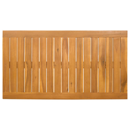 Bademåtte Brun 100 x 55 cm Massivt Akacietræ