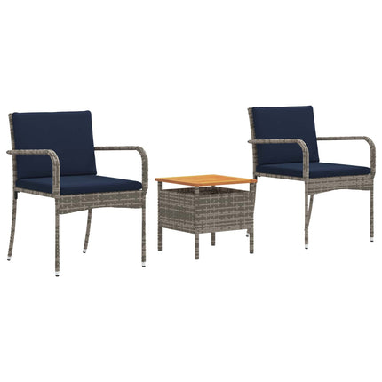 Have sæt Grå polyrattan