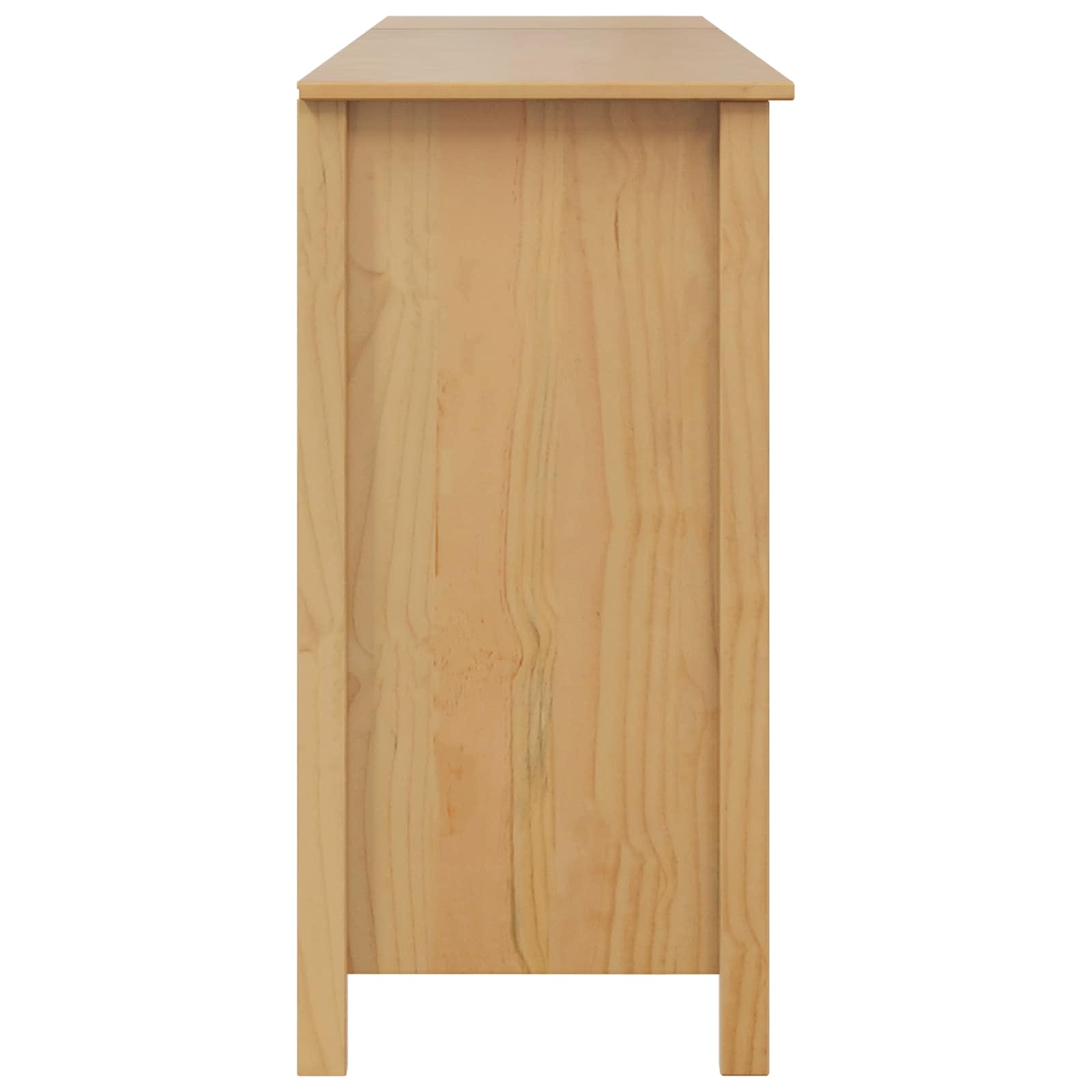 Sideboard HILL Honningbrun 154 x 40 x 80 cm Massivt fyrretræ