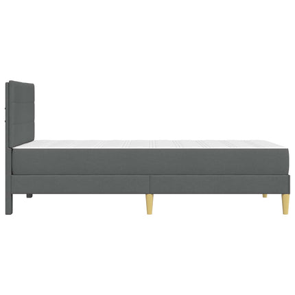 Sengestel Mørkegrå 90 x 190 cm Polyester