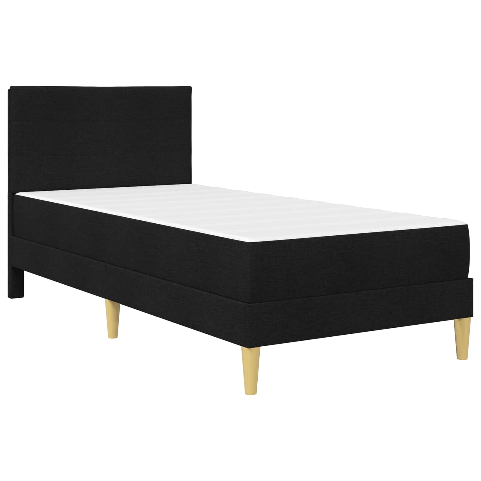 Sengestel Sort 90 x 200 cm Polyester
