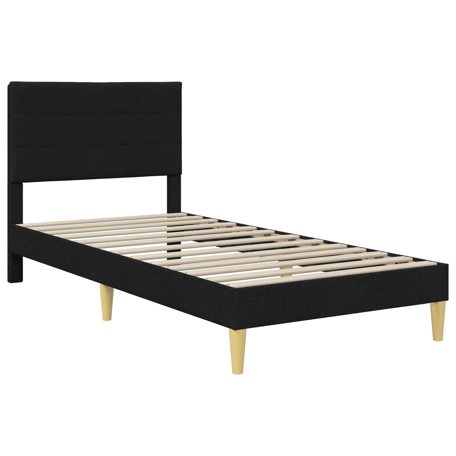 Sengestel Sort 90 x 200 cm Polyester