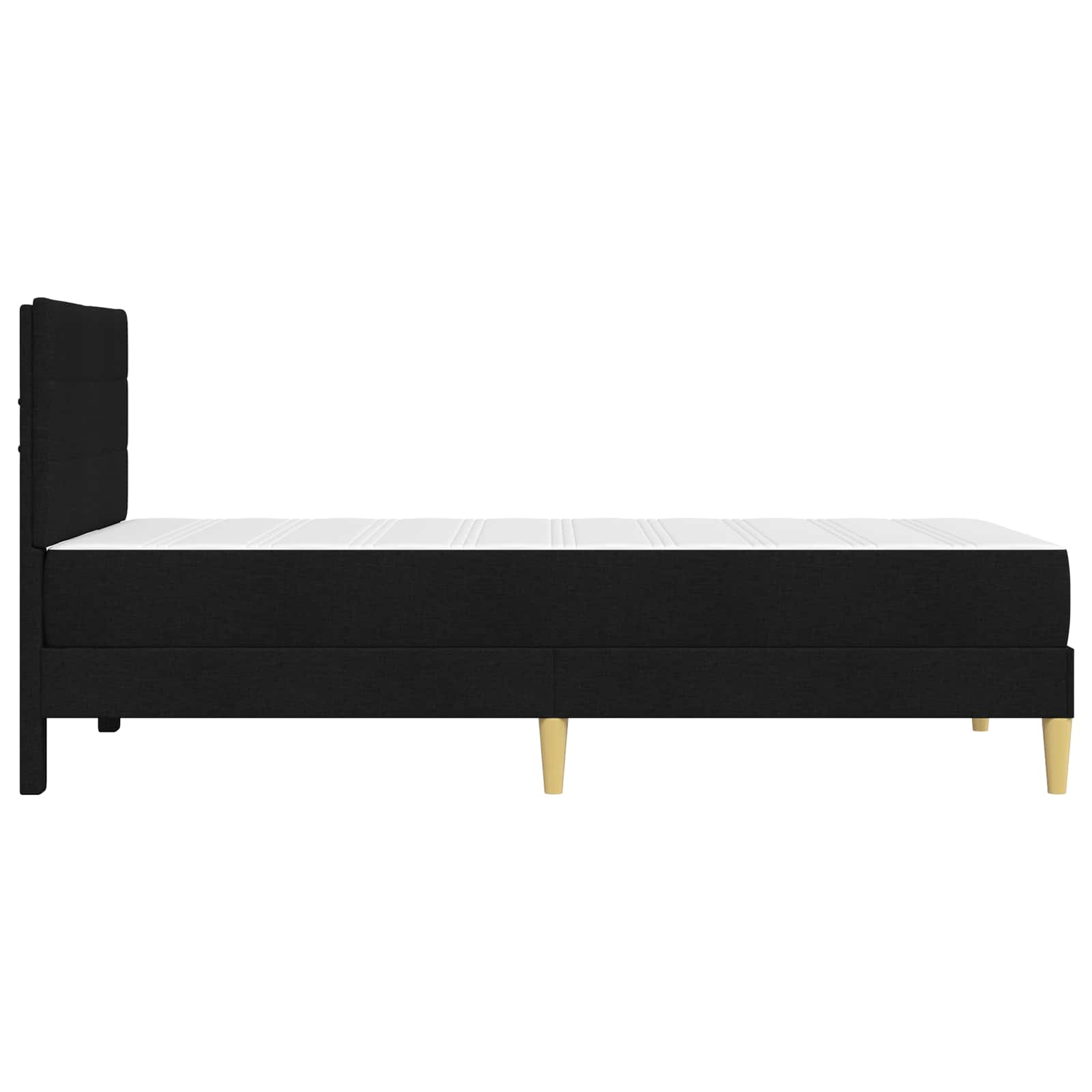Sengestel Sort 90 x 200 cm Polyester