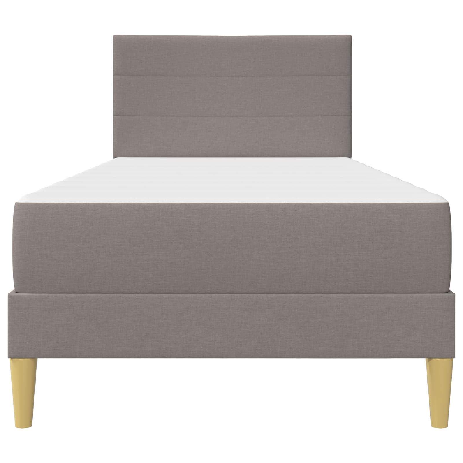 Sengestel Gråbrun 90 x 200 cm Polyester