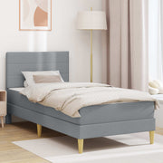 Sengestel Lysegrå 100 x 200 cm Polyester