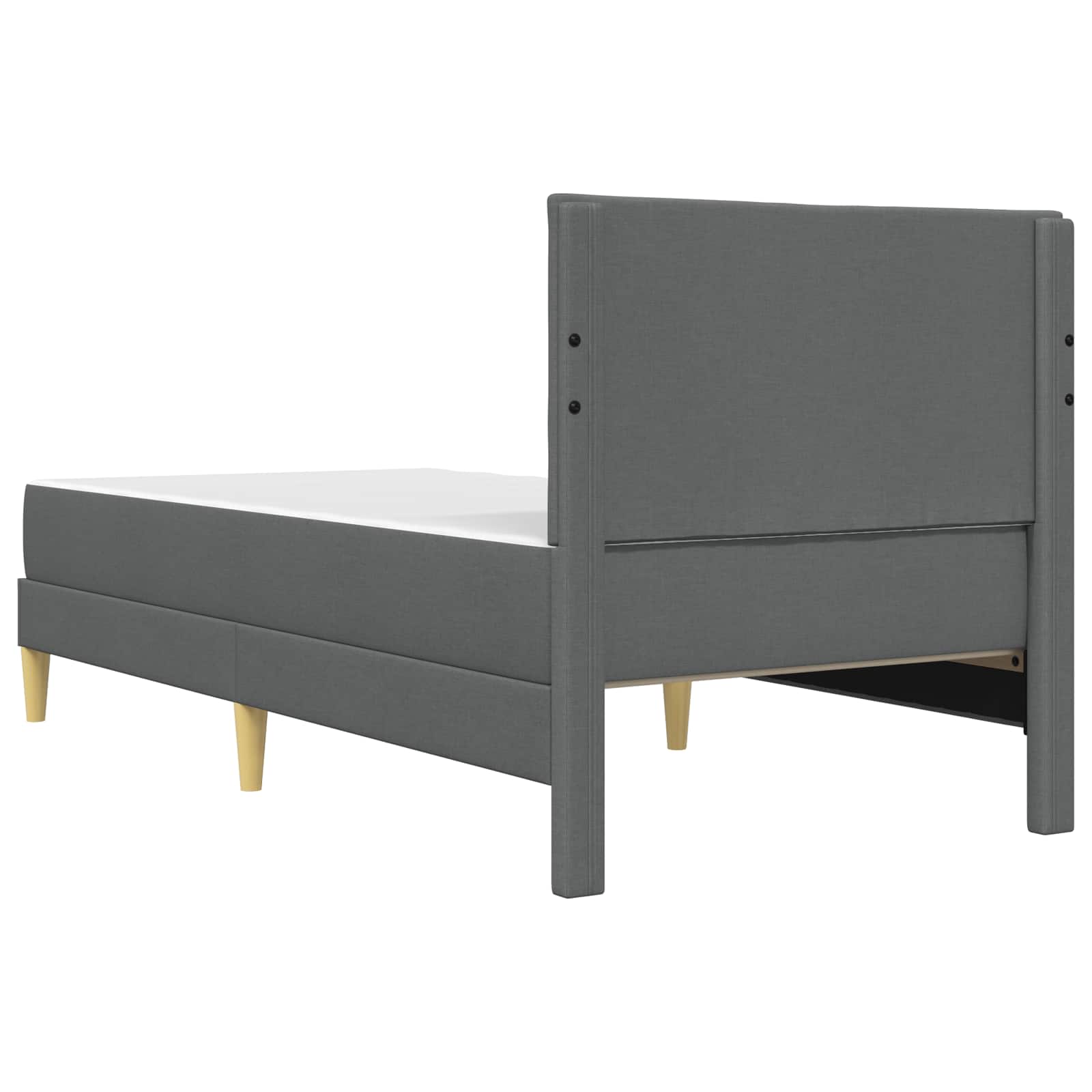 Sengestel Mørkegrå 100 x 200 cm Polyester