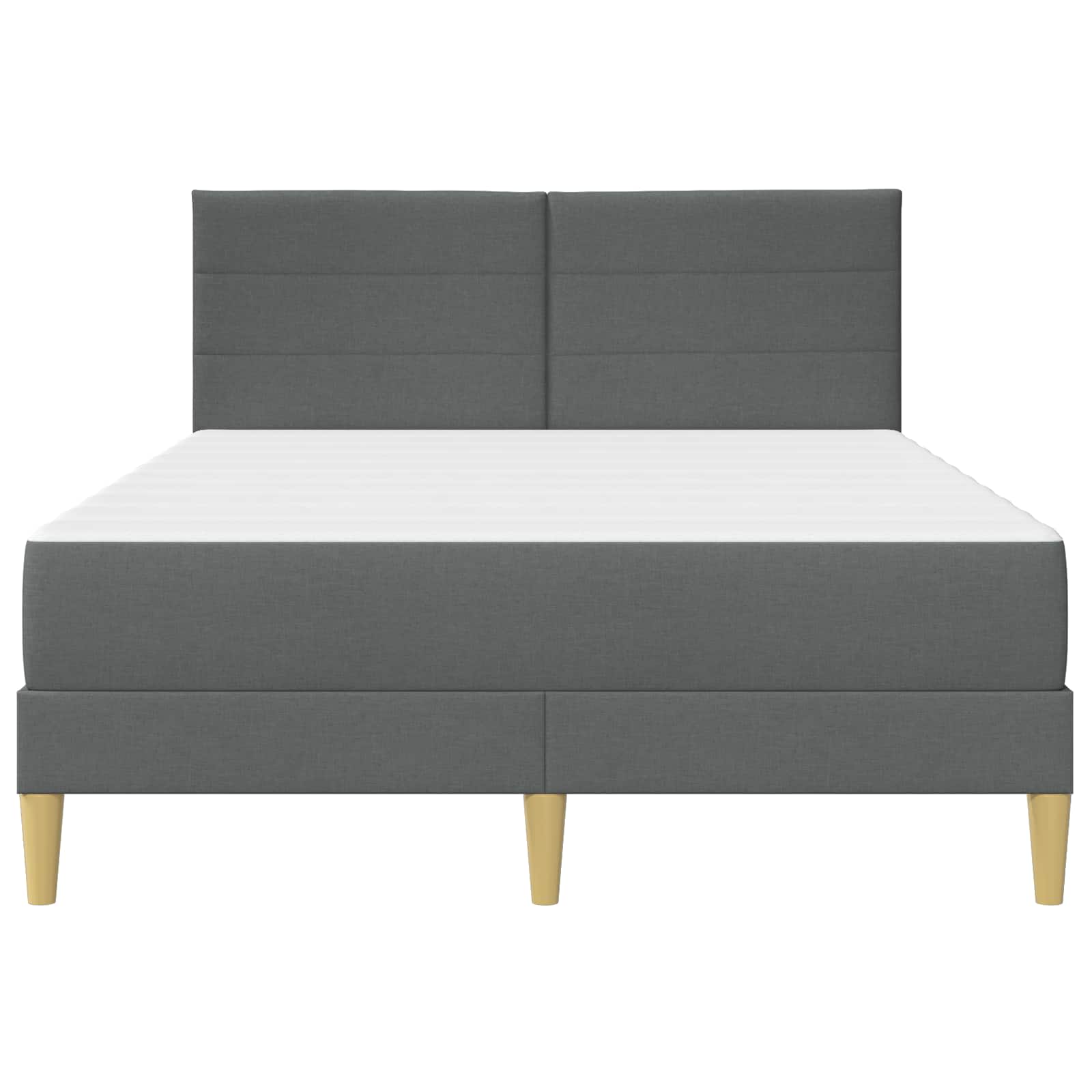 Sengestel Mørkegrå 140 x 190 cm Polyester