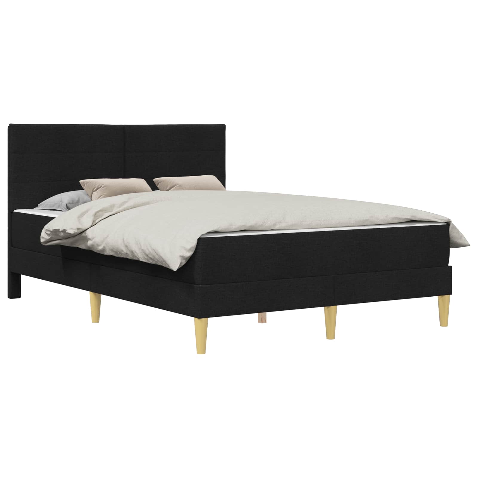 Sengestel Sort 140 x 190 cm Polyester