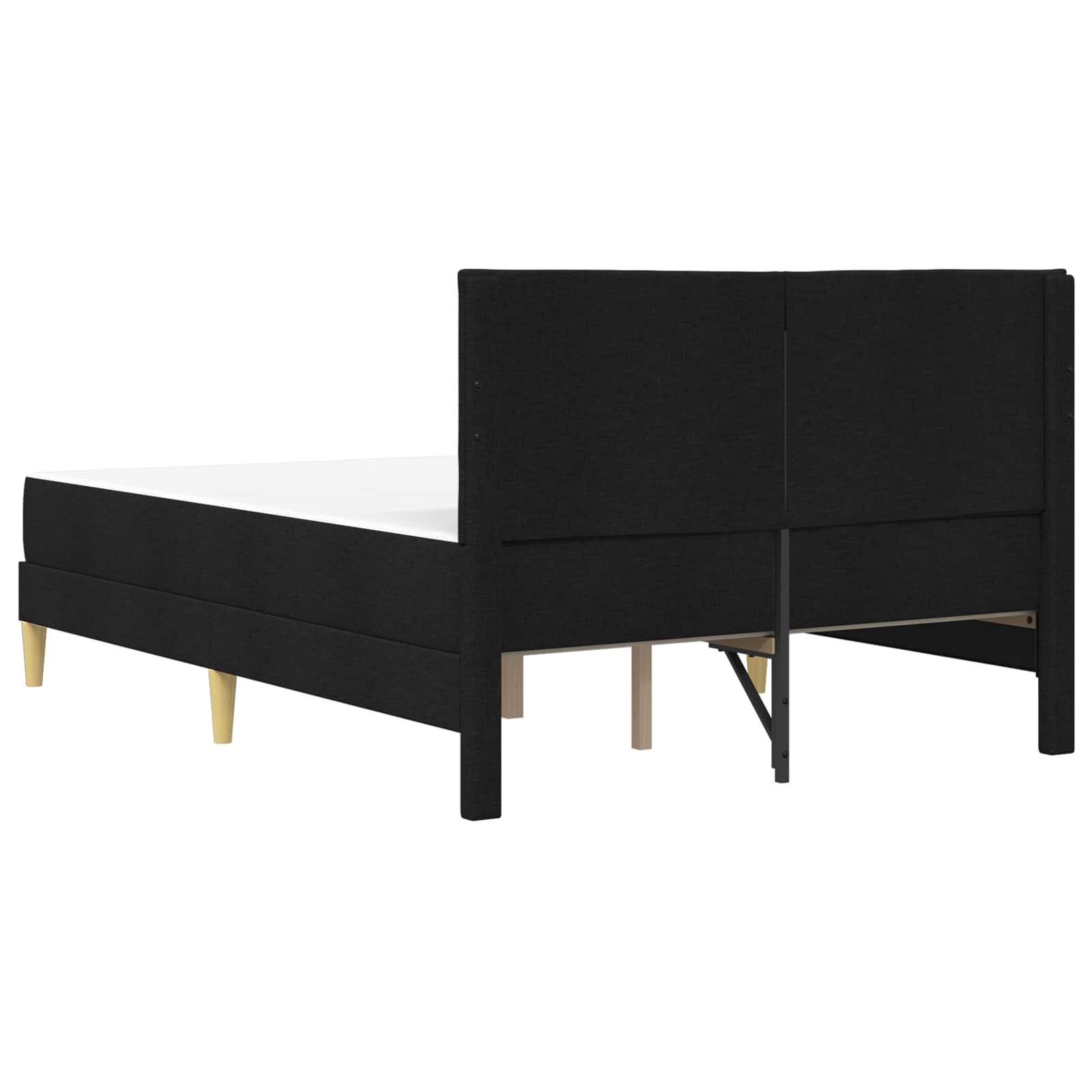 Sengestel Sort 140 x 190 cm Polyester