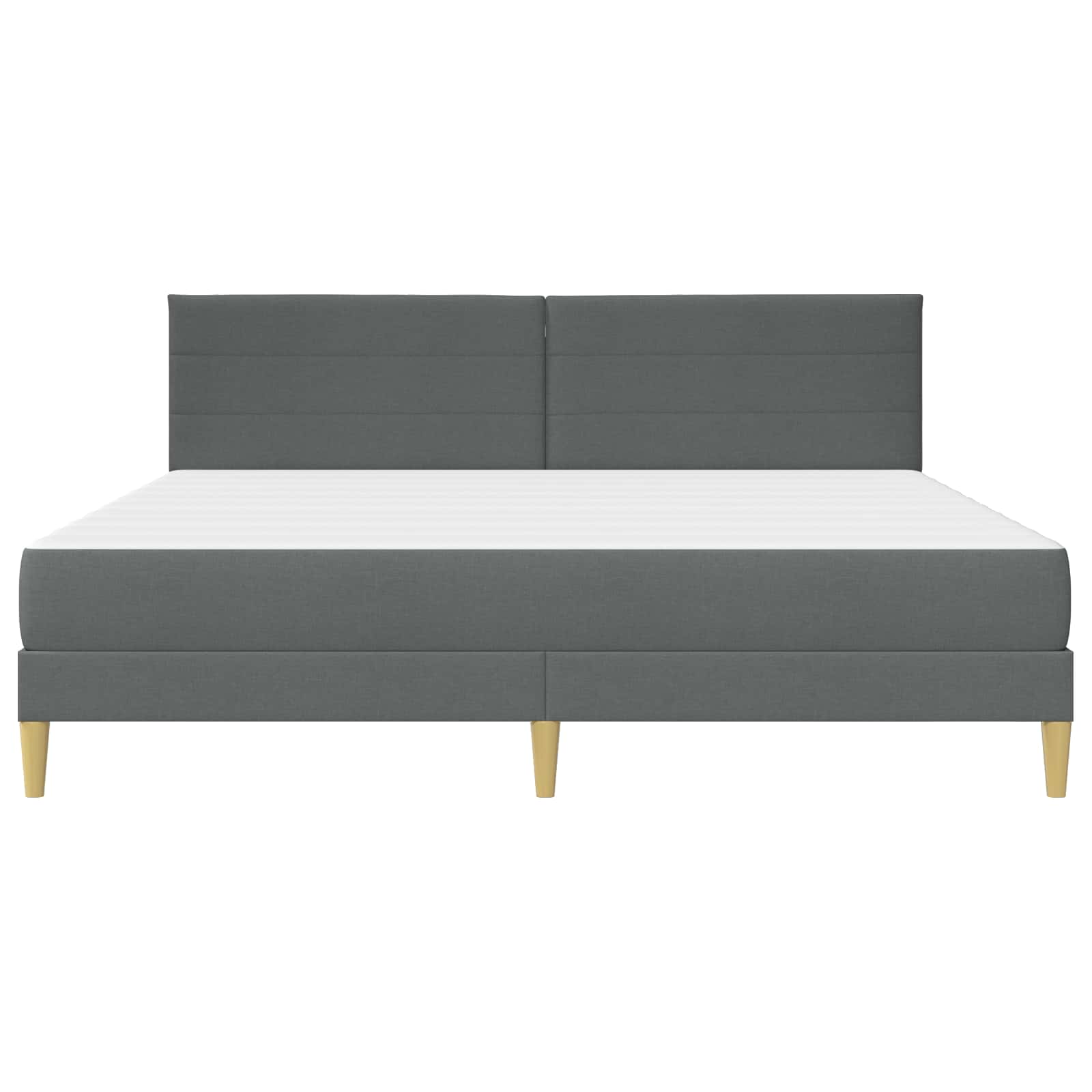 Sengestel Mørkegrå 180 x 200 cm Polyester