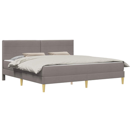 Sengestel Gråbrun 180 x 200 cm Polyester