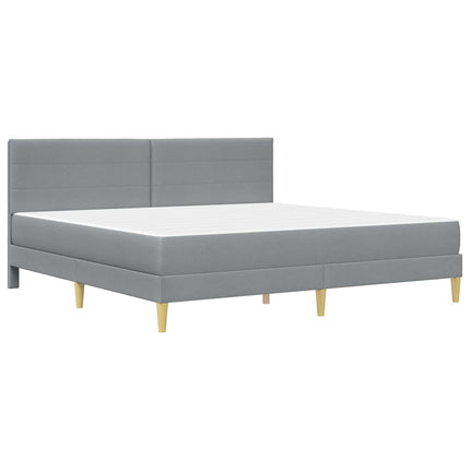 Sengestel Lysegrå 200 x 200 cm Polyester