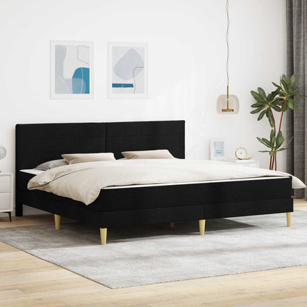Sengestel Sort 200 x 200 cm Polyester