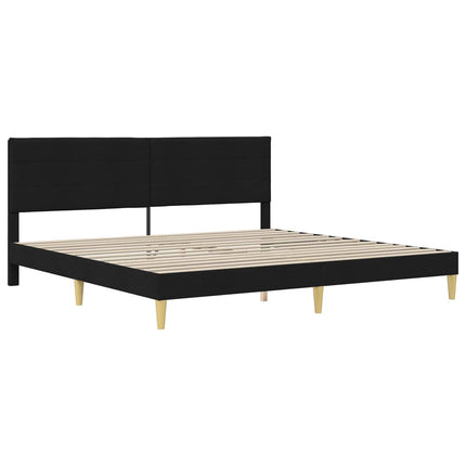 Sengestel Sort 200 x 200 cm Polyester