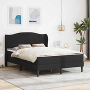 Sengestel med hovedgærde Sort 140 x 200 cm Kunstlæder