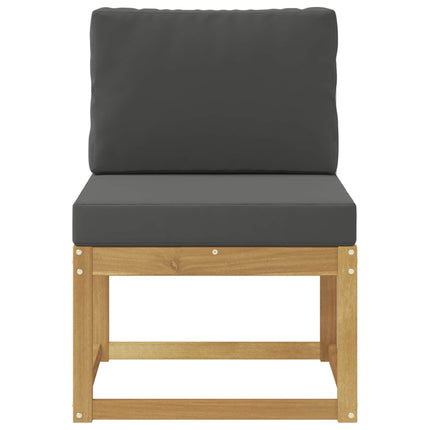 Udendørs sofagruppe Hvid og antracit 59 x 63 x 73 cm