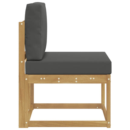 Udendørs sofagruppe Hvid og antracit 59 x 63 x 73 cm
