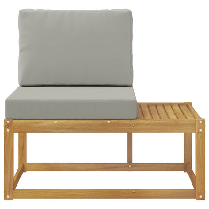 Udendørs Modulsofa Hvid 91 x 63 x 73 cm Massivt Akacietræ