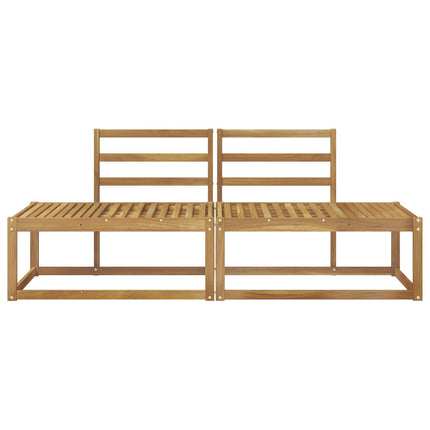 Udendørs Modulsofa 2 Stk Hvid 182,5 x 63 x 73 cm