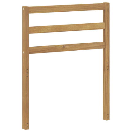 Armlæn modul 2 stk. Hvid 59 x 4 x 73 cm Massivt Akacietræ