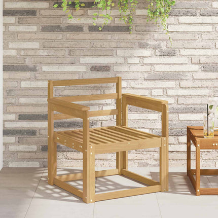 Armlænsmodul 2 pcs Hvid 59 x 6 x 61 cm Massivt Akacietræ