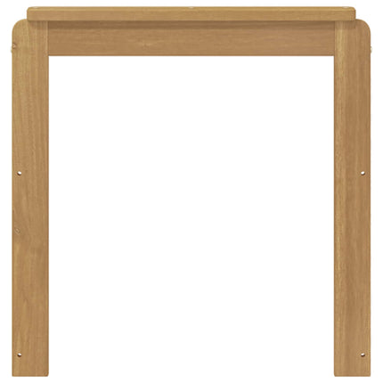 Armlænsmodul 2 pcs Hvid 59 x 6 x 61 cm Massivt Akacietræ