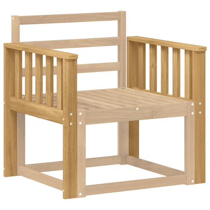 Armlænsmodul 2 pcs Hvid 60 x 6 x 61 cm Massivt Akacietræ