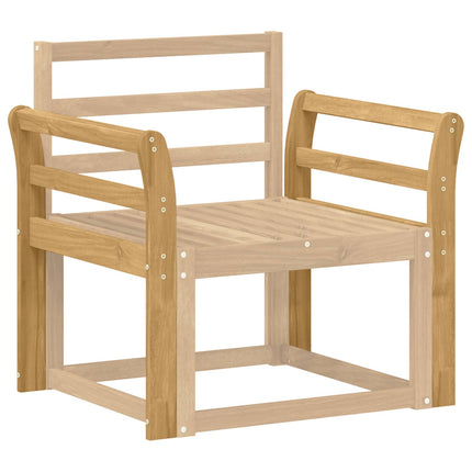 Armlænsmodul 2 pcs Hvid 58,5 x 8,5 x 60 cm Massivt Akacietræ