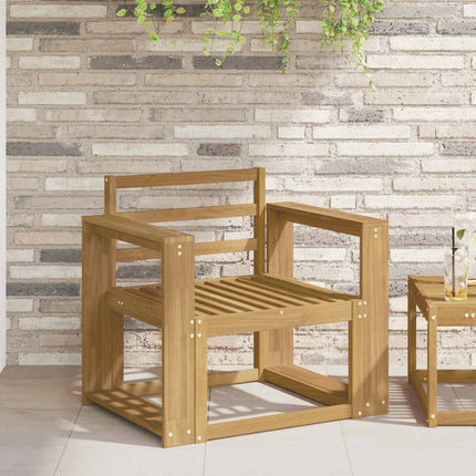 Armlænsmodul 2 pcs Hvid 58,5 x 10 x 61 cm Massivt Akacietræ