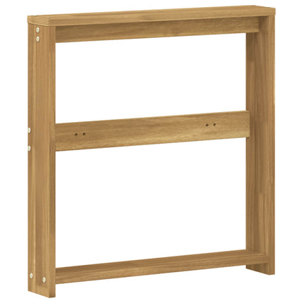 Armlænsmodul 2 stk. Hvid 58,5 x 10 x 61 cm Massivt Akacietræ