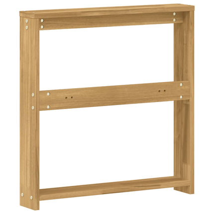 Armlænsmodul 2 stk. Hvid 58,5 x 10 x 61 cm Massivt Akacietræ